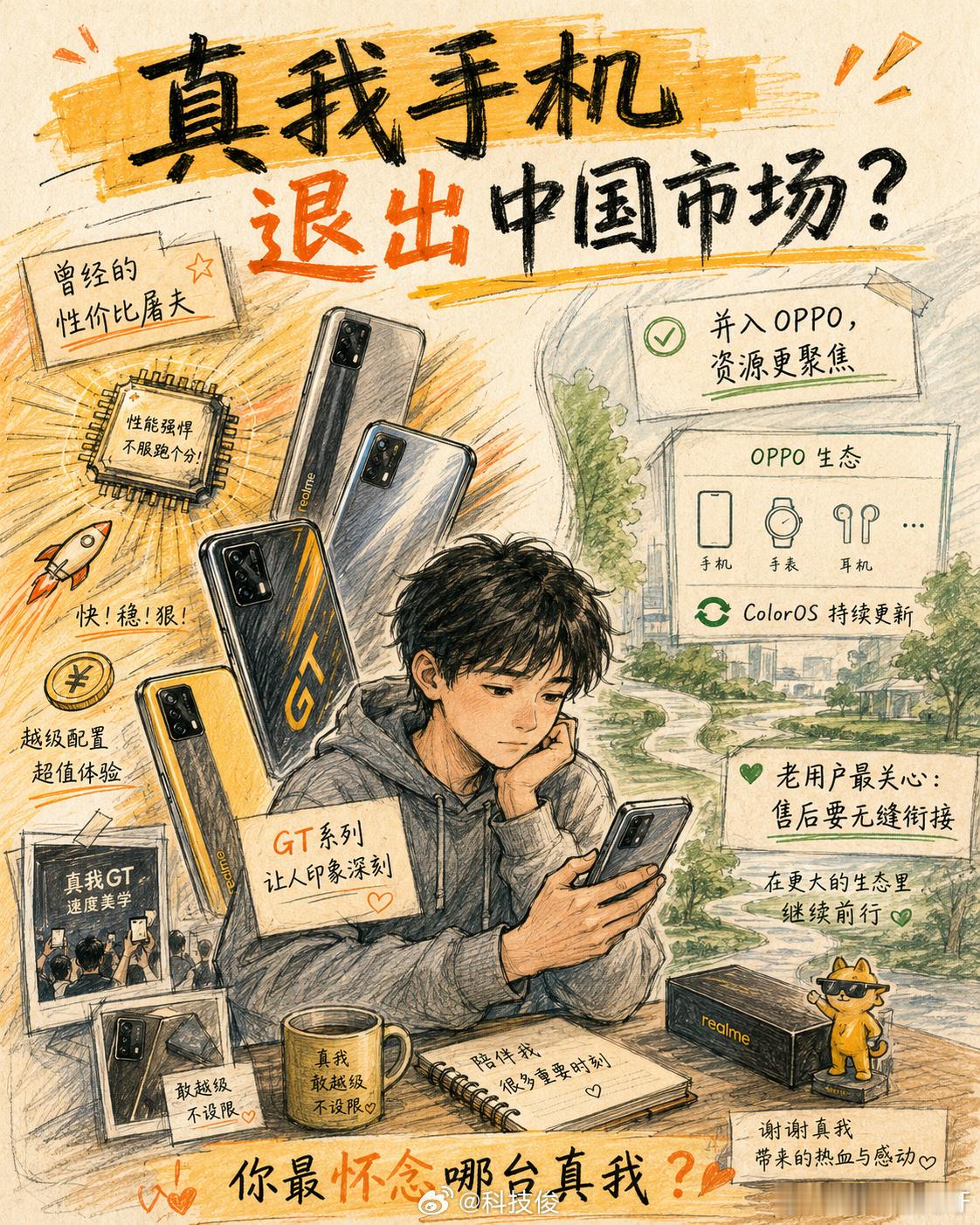 realme手机退出中国市场realme副总裁徐起发布公开信，宣布品牌将暂停在中