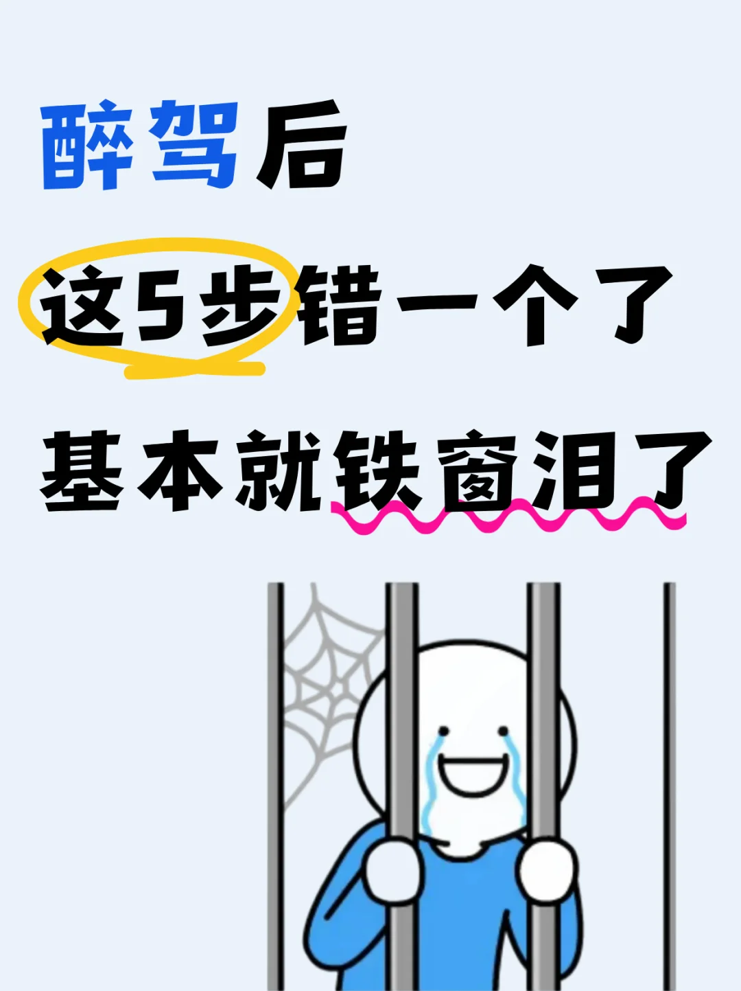 醉驾后，这5步错一个，基本就铁窗泪了