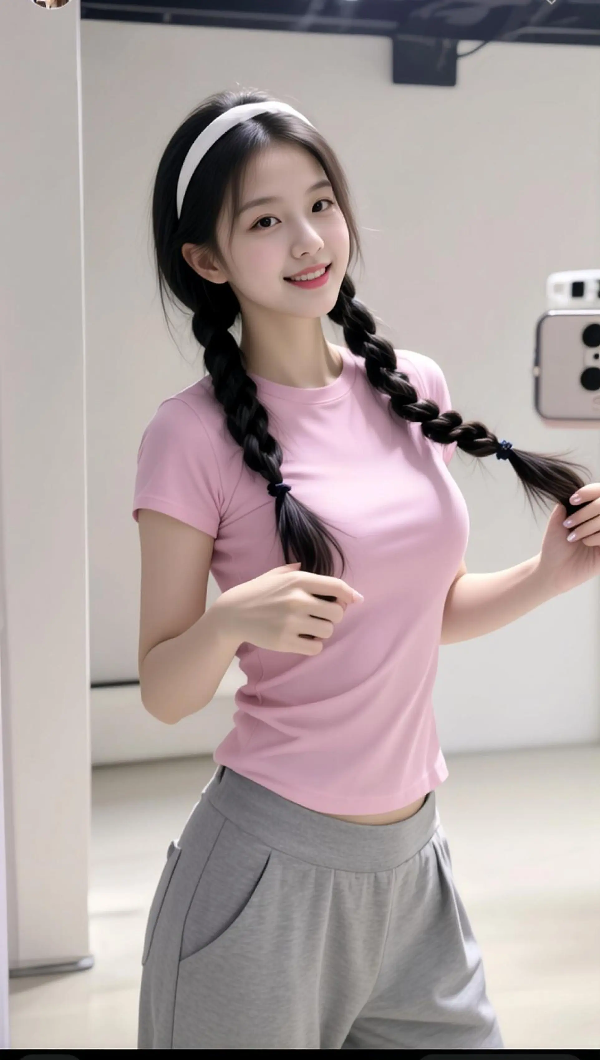 AI双辫生活照 随变ai随便玩