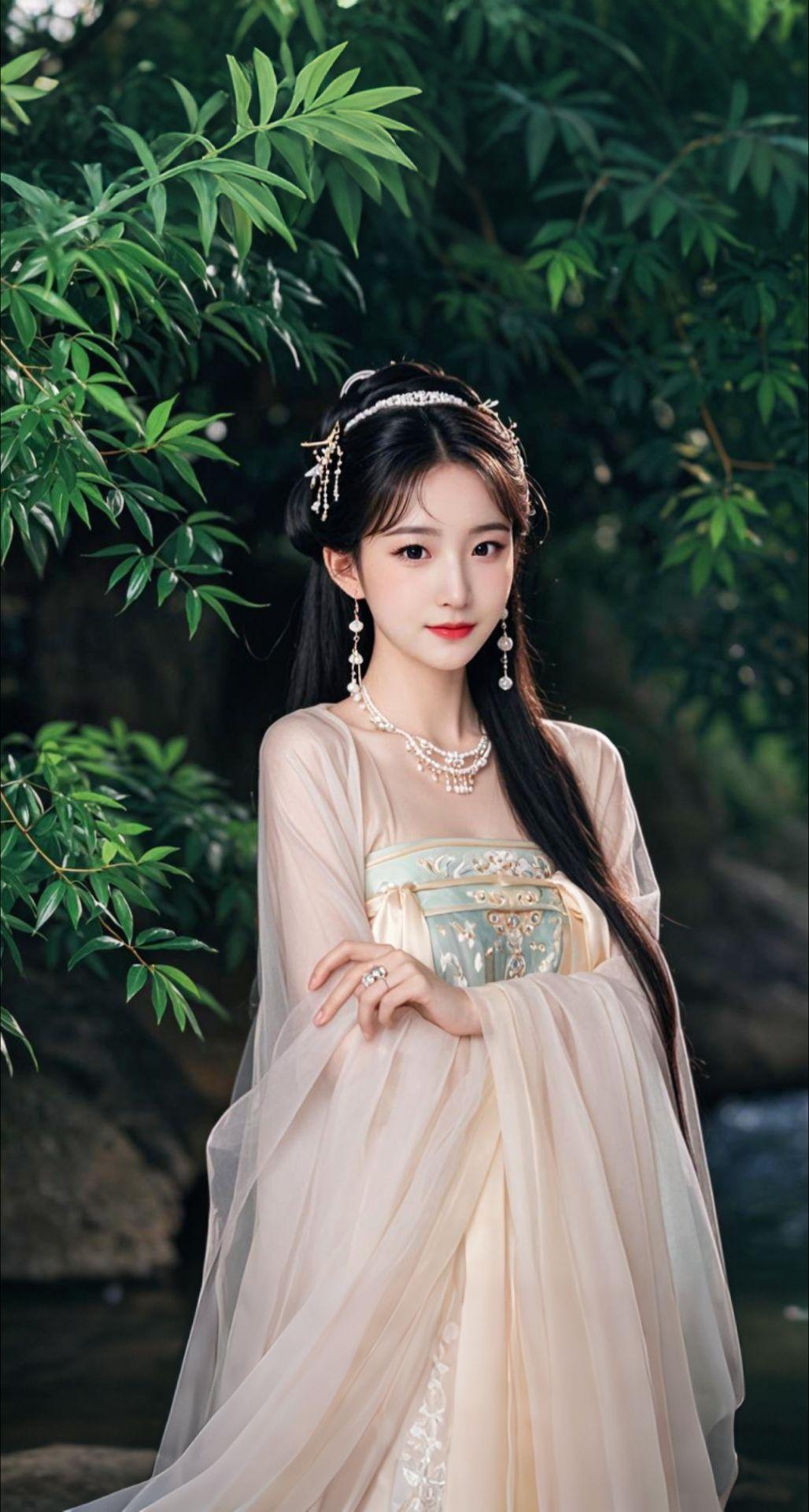 AI扩图 AI清美盛妆
