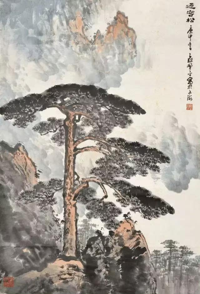 应野平(1910-1990)，幼承家学，喜爱绘画，16岁后专攻山水。初学王石谷、