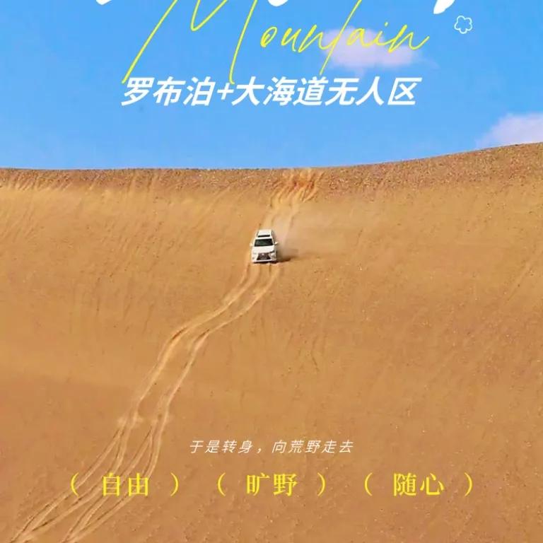 🚗当车轮碾过无人区的褶皱
🏜️当晨曦将沙漠染成蜜糖色
🌅当黄昏的碎金流淌过