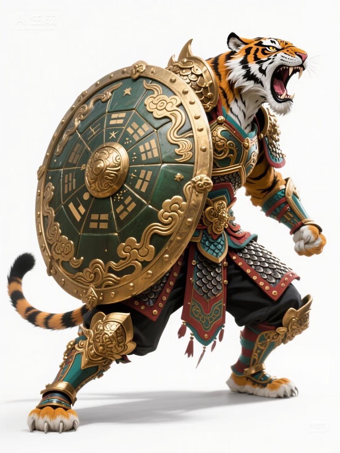 十二生肖的玄武神盾甲 ​​​