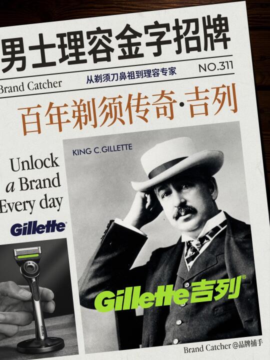 男士理容界的金字招牌｜Gillette吉列🔘