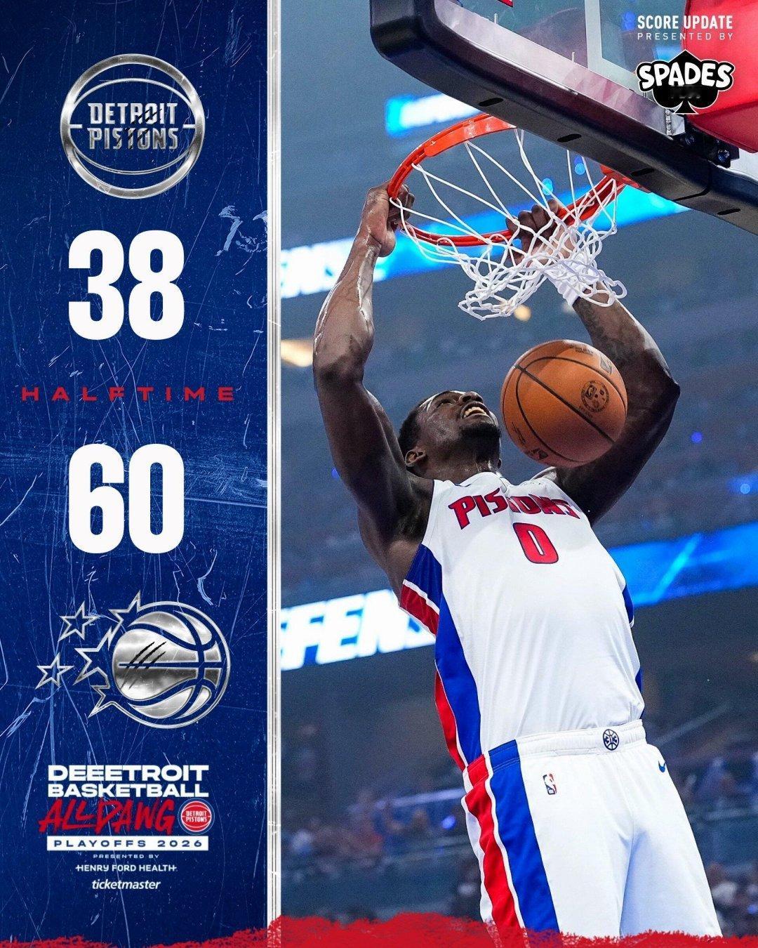 活塞vs魔术活塞3比3魔术活塞魔术抢七北京时间5月2日，NBA季后赛东部首轮G6