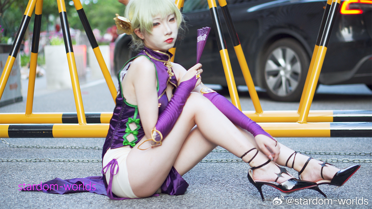 广州漫展coscicf中国国际漫画节动漫游戏展 鲁路修 CC旗袍 cosplay