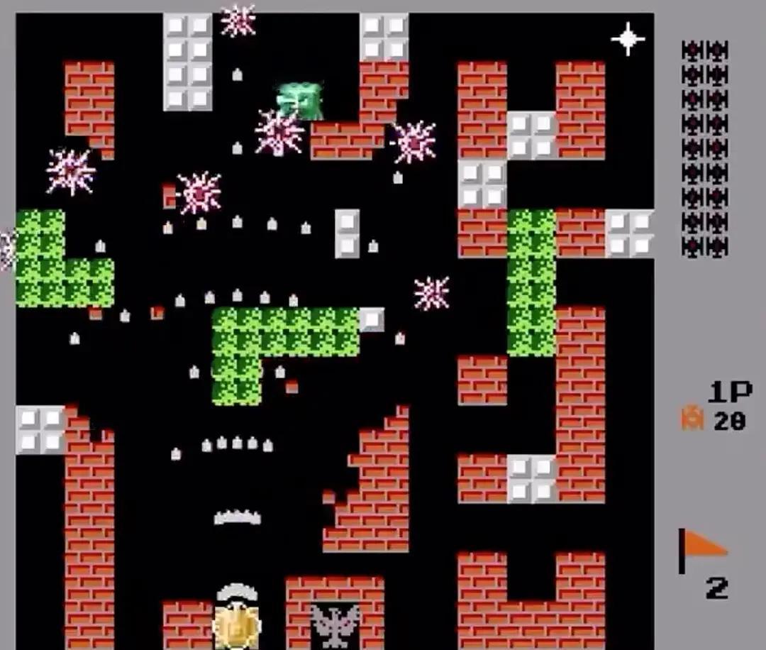 【AI游戏剧案例】 有趣的元素替换系列：FC坦克大战 子弹替换为散弹

看视频：