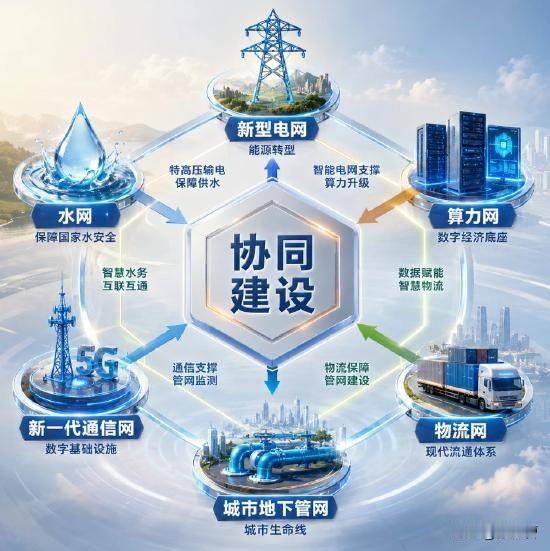 一年七万亿，六网筑底座；传统+新型基建，短期稳增长、长期强国运

2026年，中