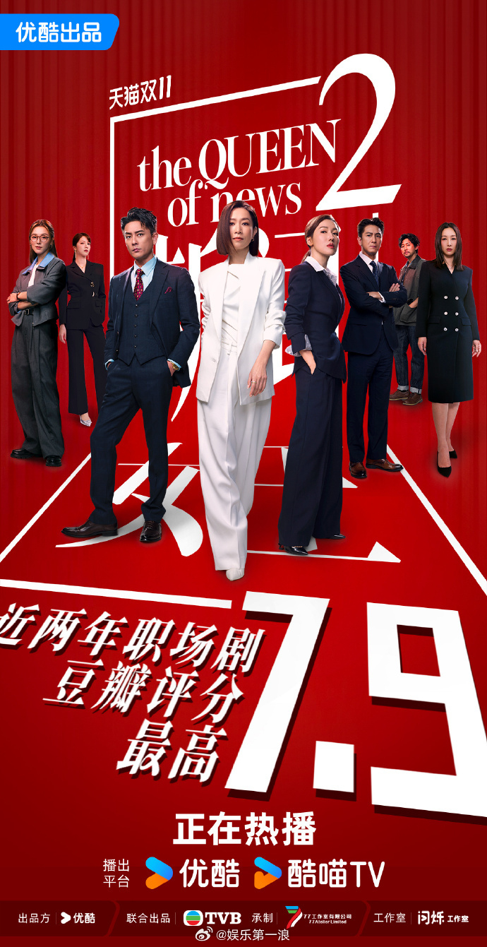 新闻女王2豆瓣7.9分 新闻女王2豆瓣7.9分，你觉得高了低了？ ​​​