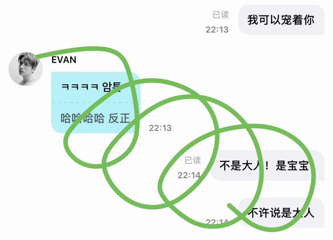 我可以宠着埃笨 