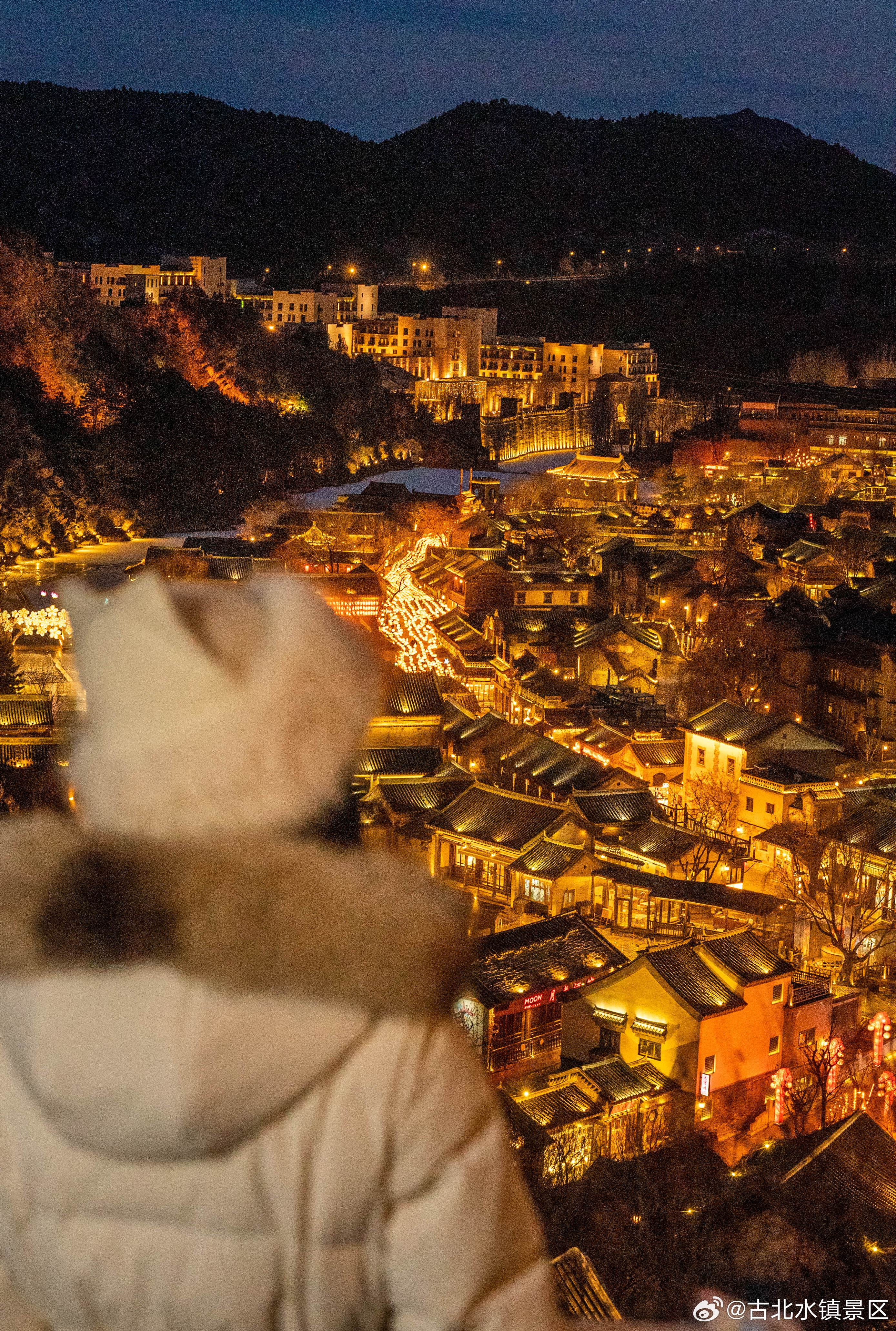 千灯已亮，万籁渐静愿你今夜无扰，梦里有糖，醒来有光晚安，宝子们～#古北水镇# #