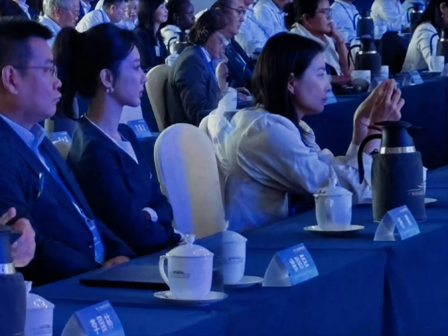 跨界同框氛围感拉满！杨紫携手奥运冠军郭晶晶同台亮相六五环境日，一同上台领取聘任证