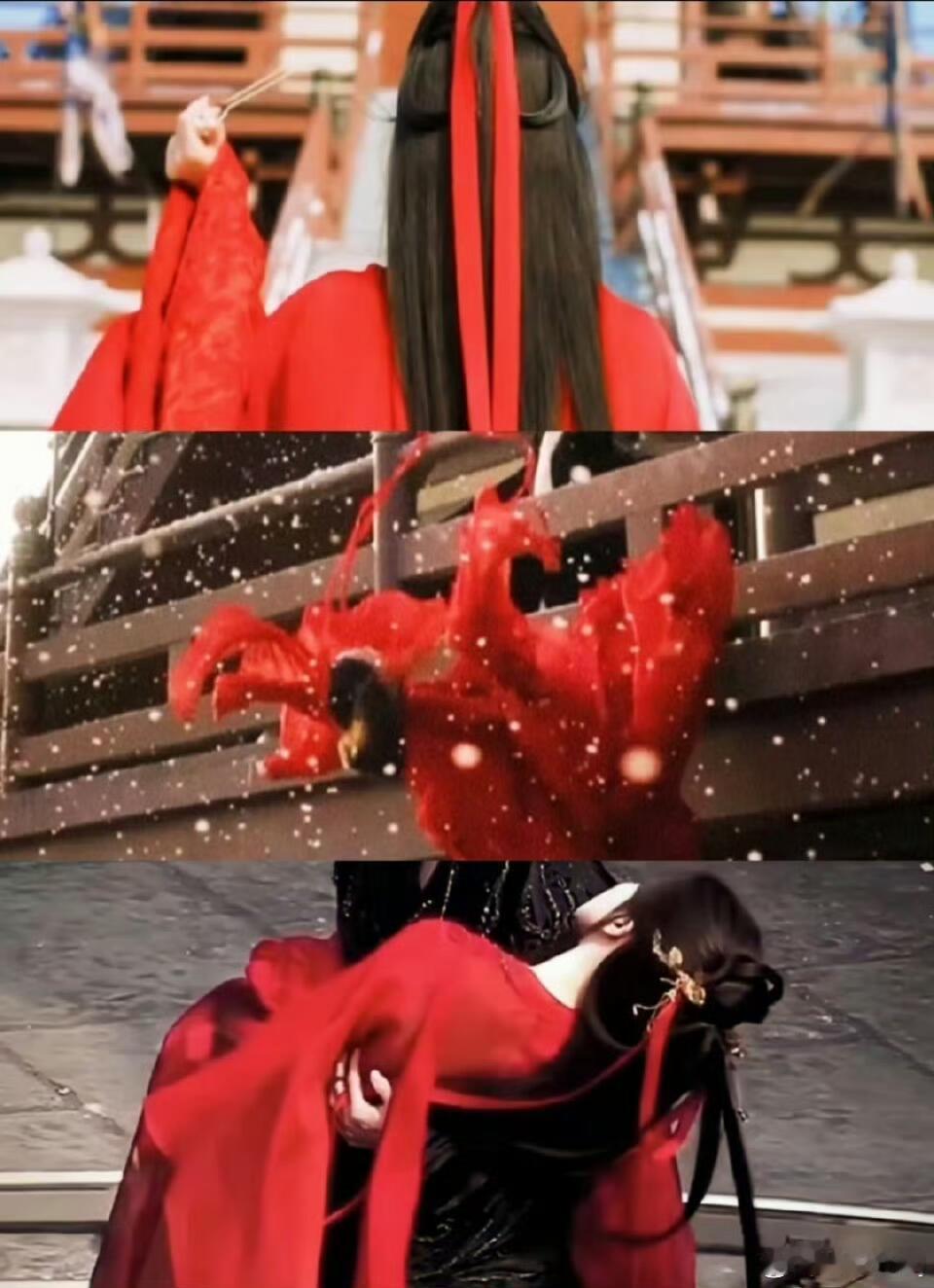 白鹿是不虐的不演吗 这回终于有人接住白鹿了。白鹿演了那么多往下跳的戏，这一次终于