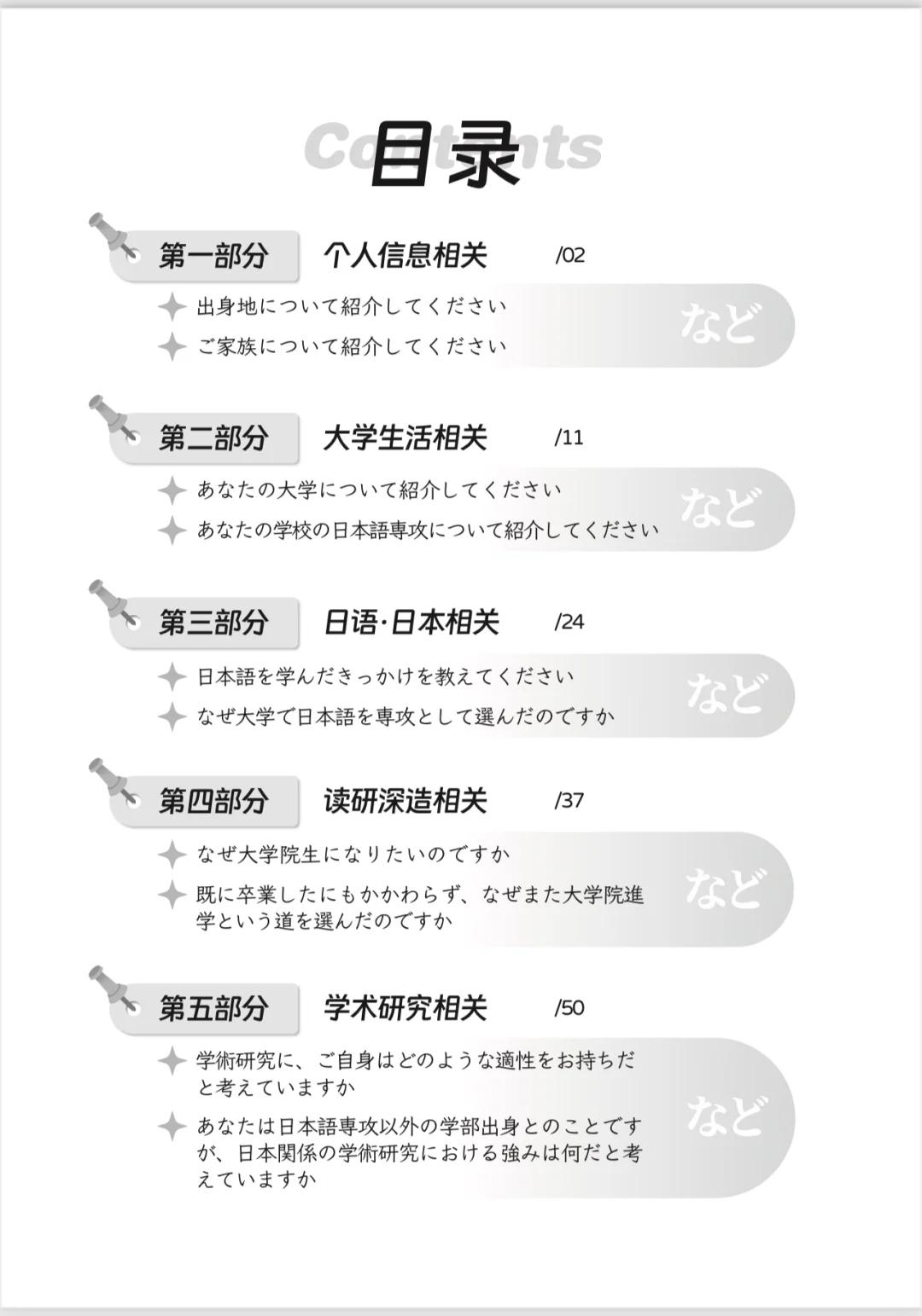 日语语言文学/日语MTI复试面试资料