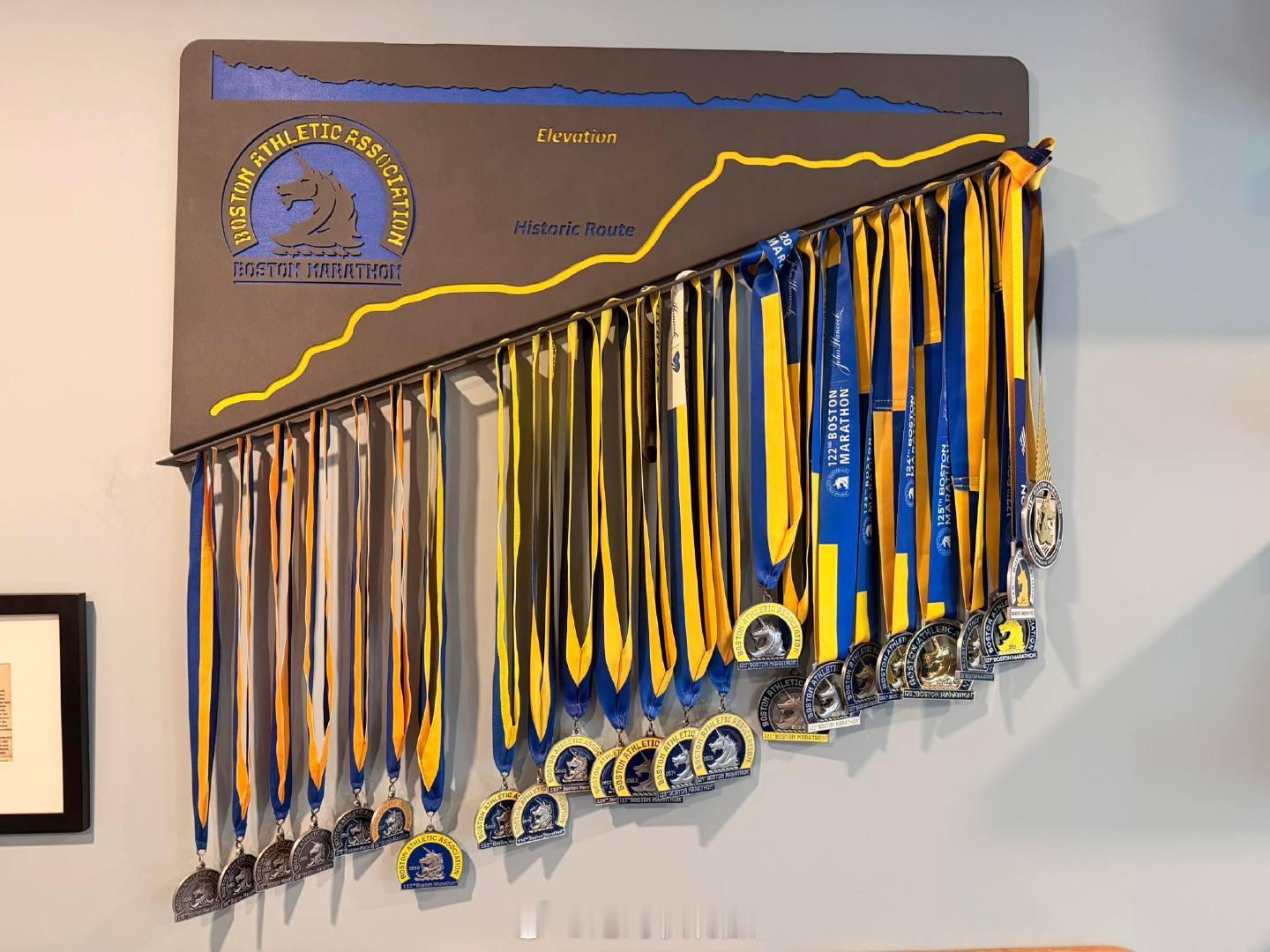 这个参加过数届波士顿马拉松的跑者说短期目标是跑够25场，进入 Quarter C