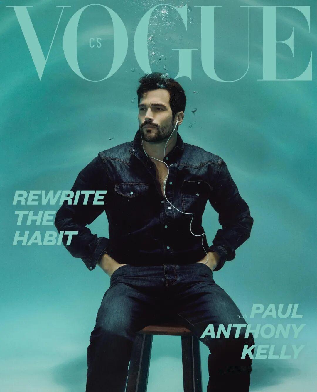 Paul Anthony Kelly 登上了捷克斯洛伐克版的《VOGUE》杂志的