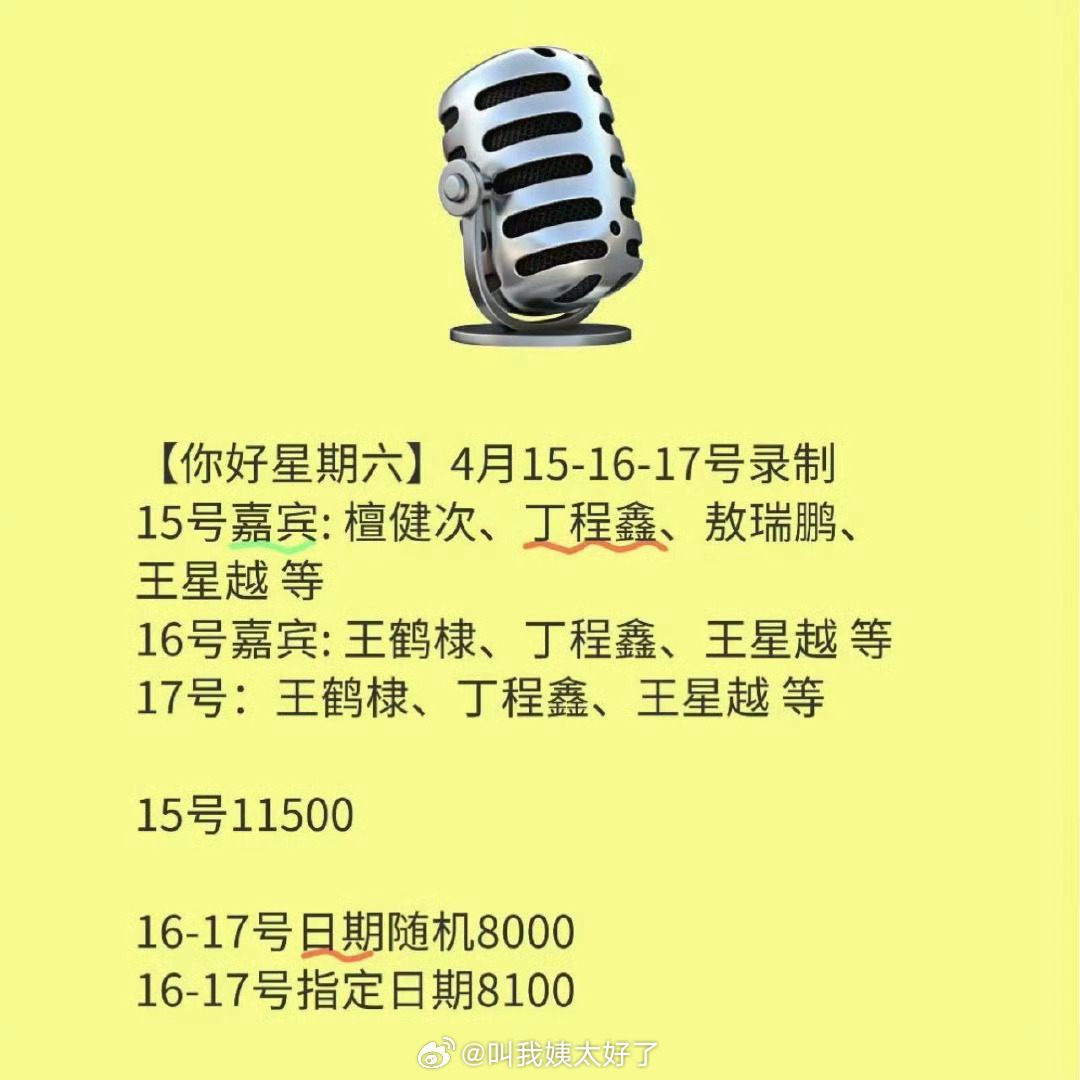 我的天hi6十五号檀健次、丁程鑫、敖瑞鹏、王星越录制那场的🎫居然要1w+[哆啦