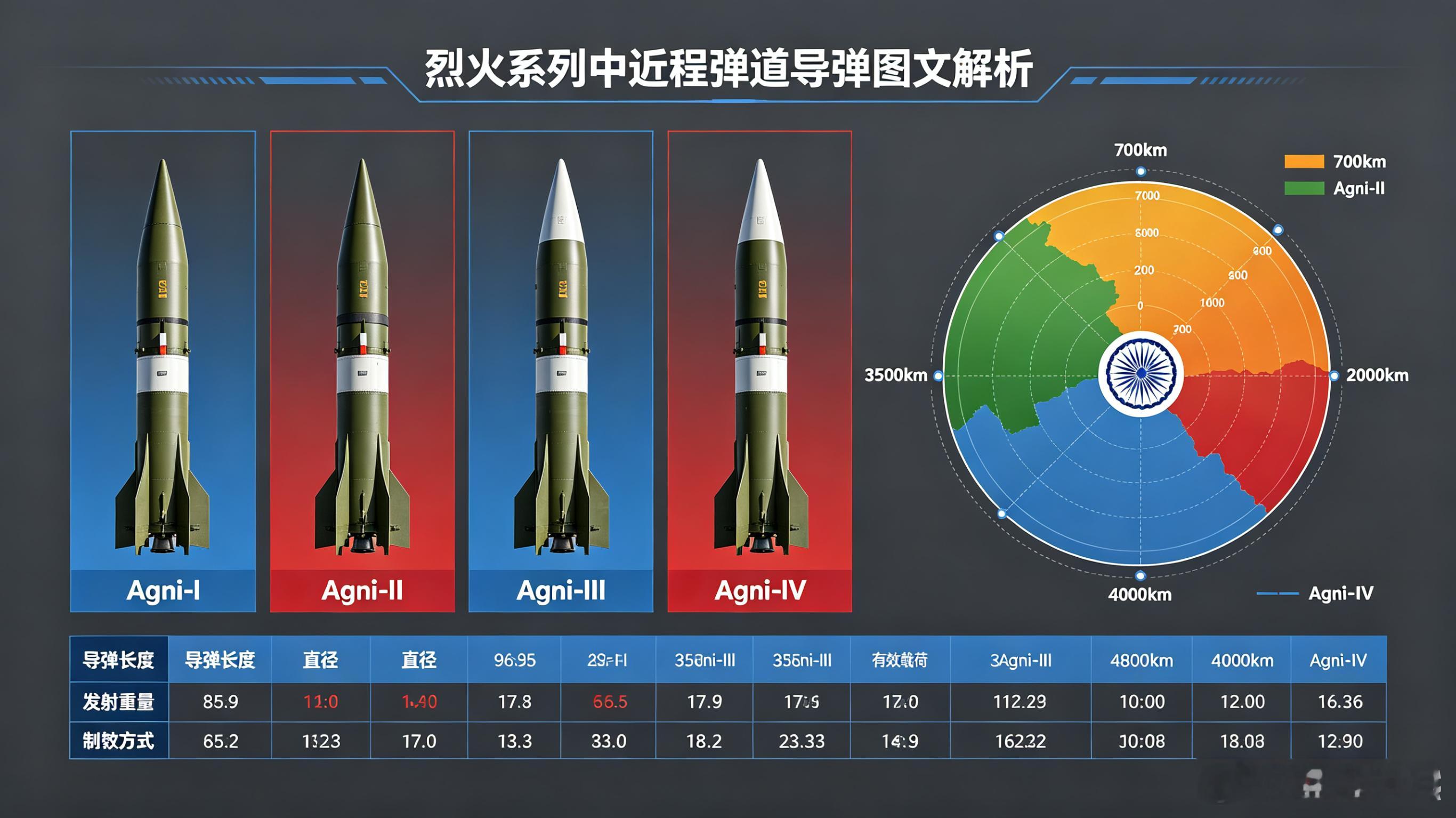 每天认识一件兵器——“烈火”（Agni）系列弹道导弹今天聊聊印度战略威慑的“基石
