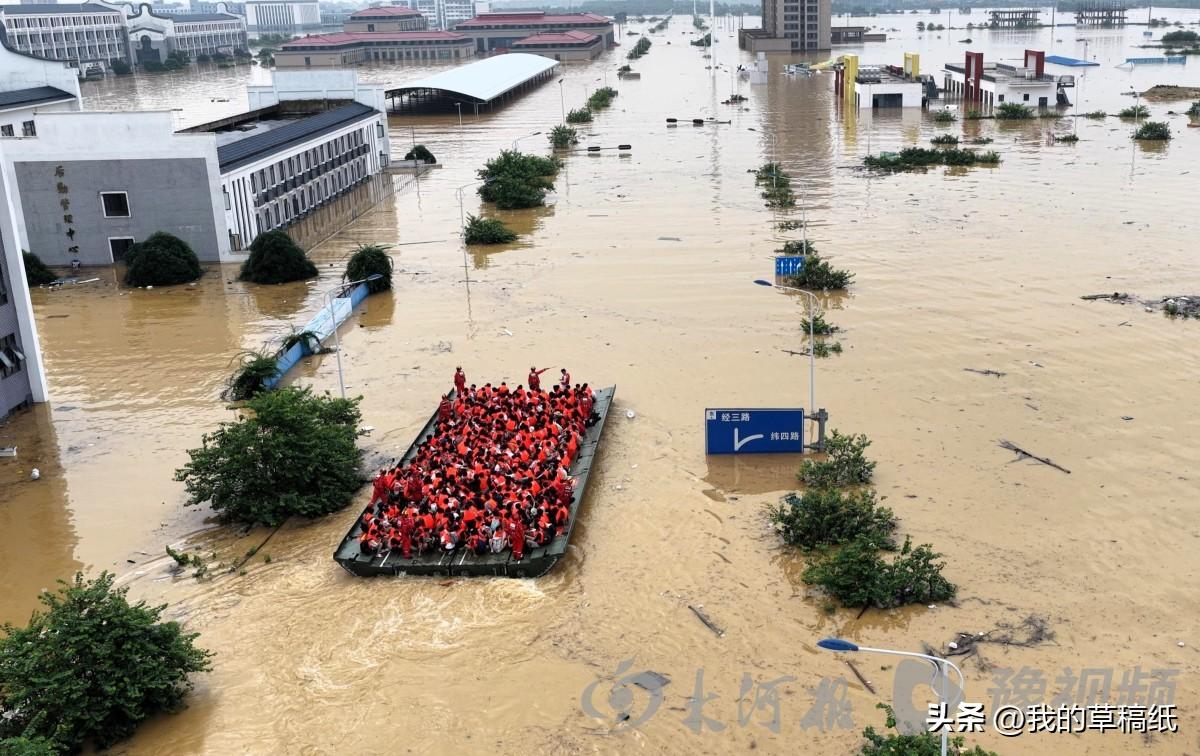 动力舟桥紧急救援，6000学生全部安全转移！中国安能这波操作太硬核！

谁能想到