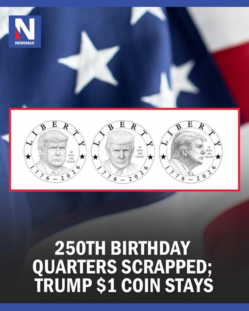 据 CNN 报道，特朗普政府计划在 2026 年发行一枚面值 1 美元的硬币，硬