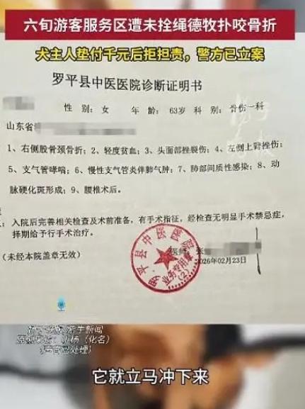 真不讲理！云南罗平，大年初五，女子一家自驾游，在服务区休息，她60多岁的母亲散步