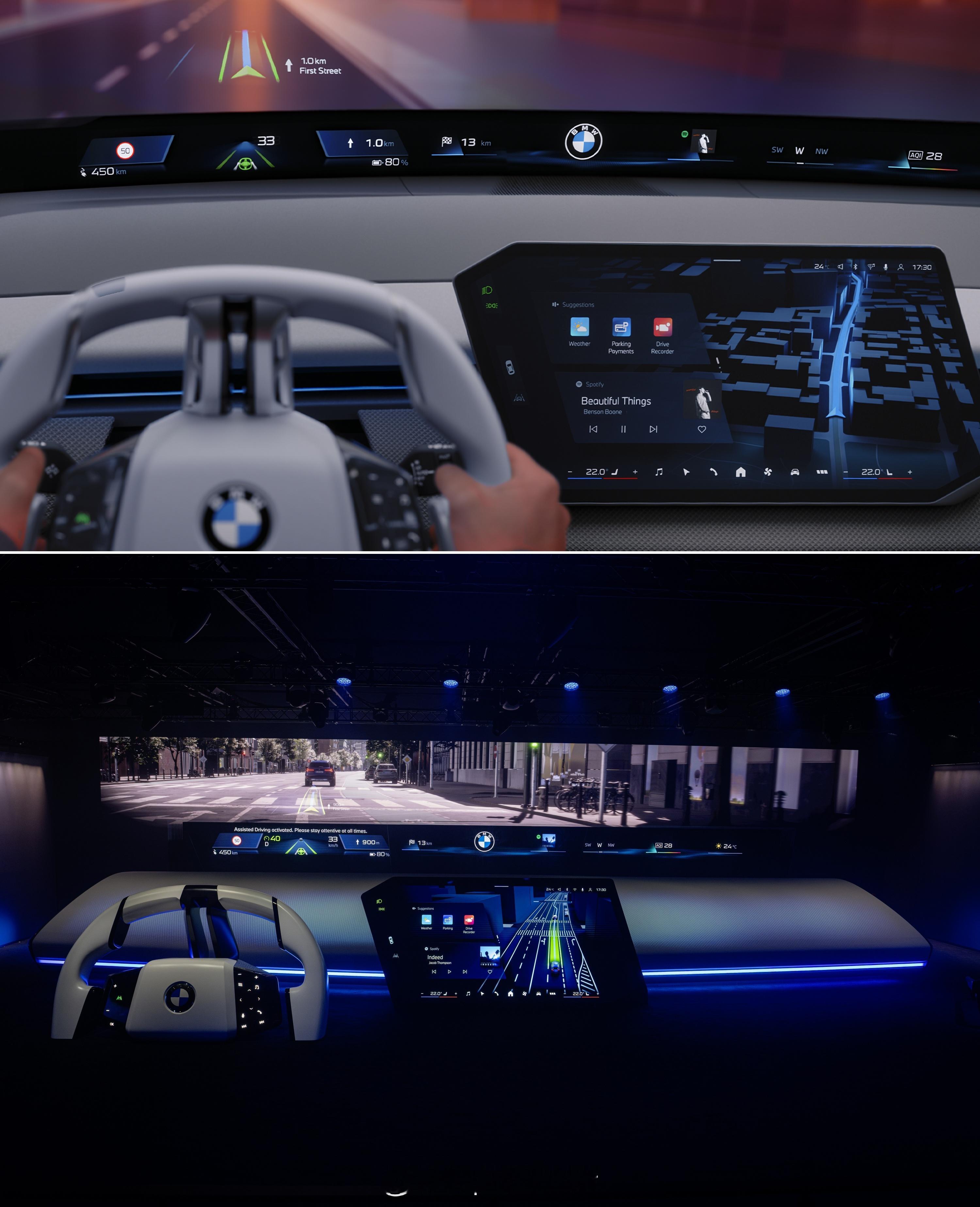 BMW首创全景iDrive  &  BMW新世代操作系统X在全新架构的新世代车型