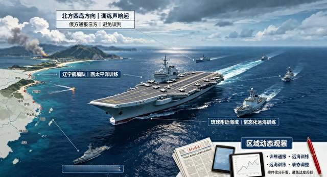 北方四岛传出爆炸声，俄通报日本，辽宁舰现身琉球，日方态度生变