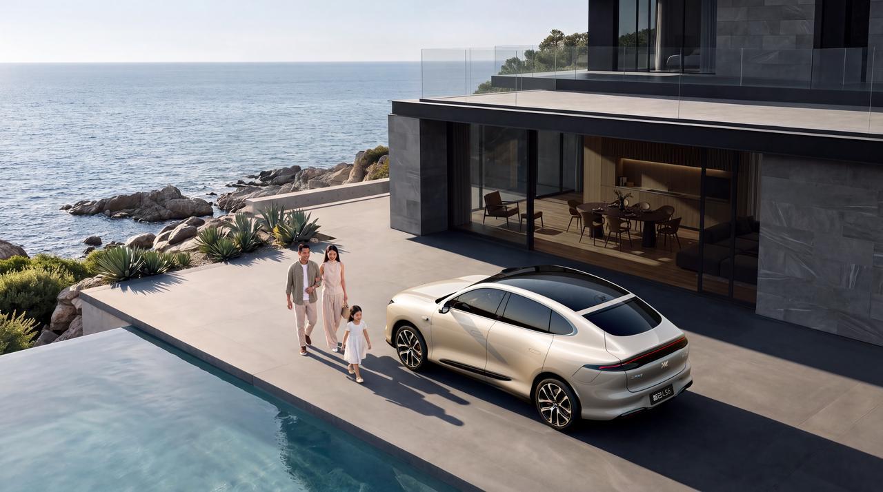 全新一代智己 LS6 开启预售了，20.99 万起，定位大五座家用纯电 SUV。