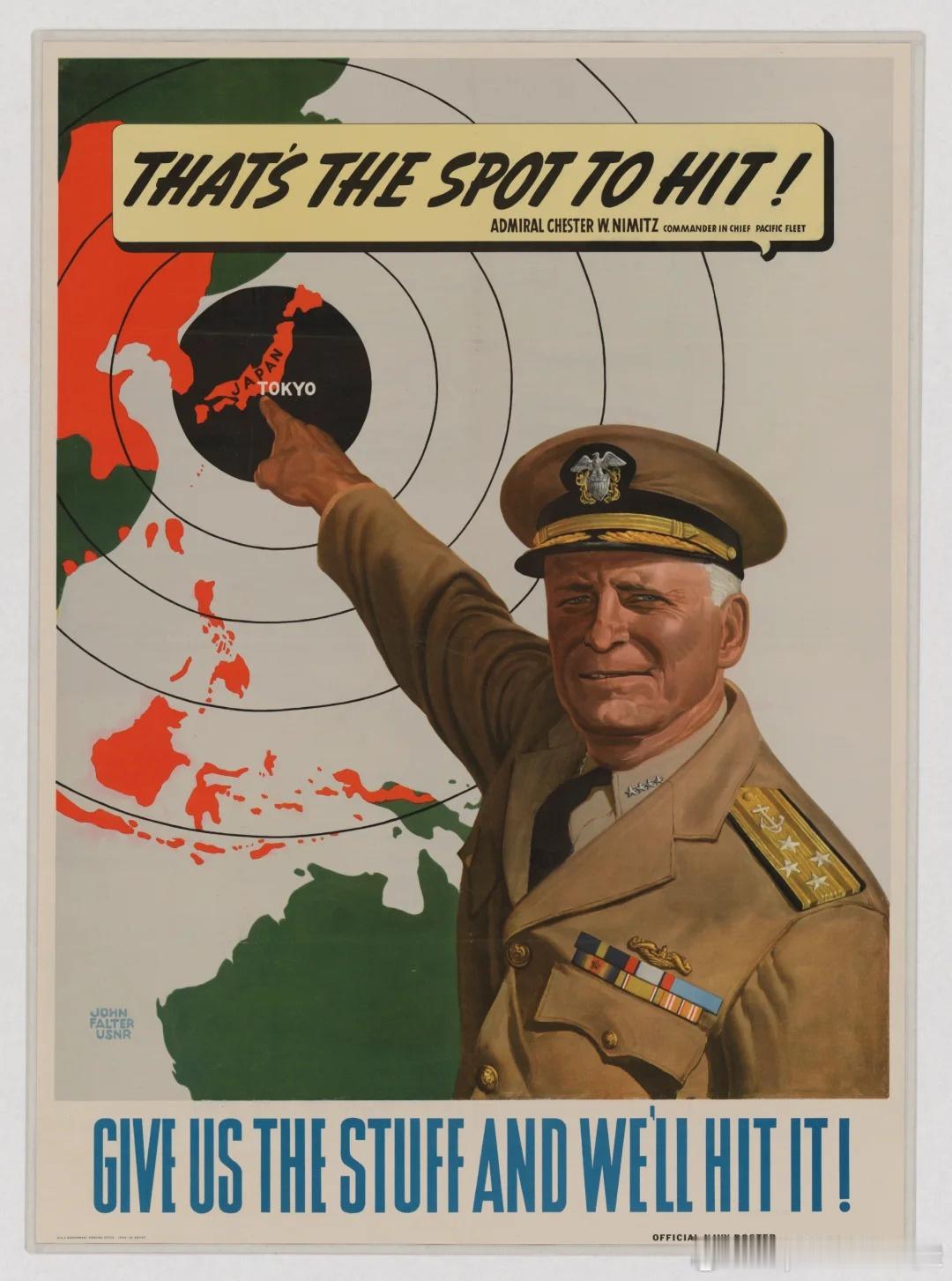 1945年美国海报：确认攻击地点！历史影像