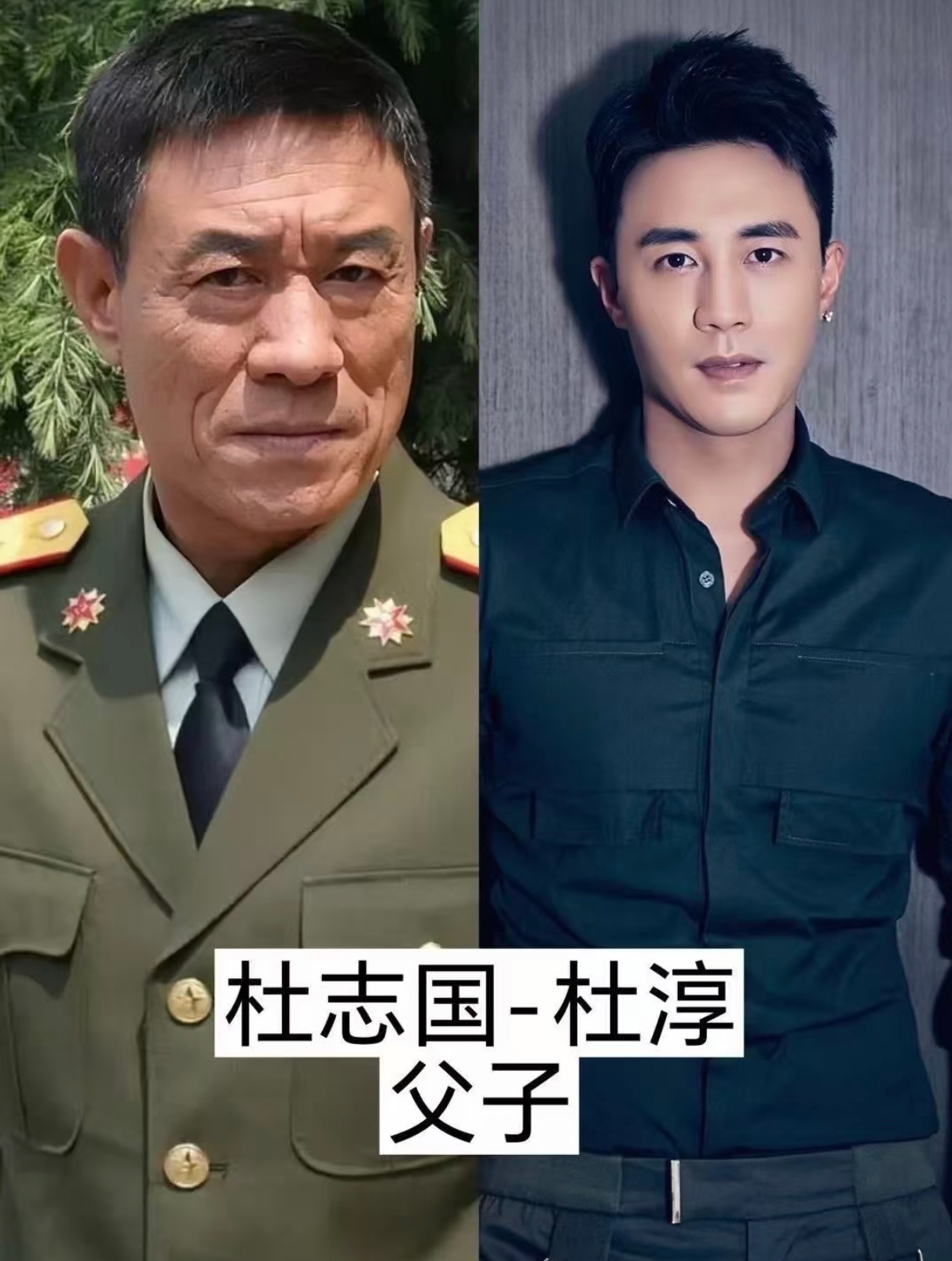 父亲没有儿子火的十对明星你都认识几个呢 