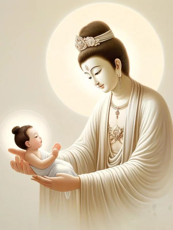送子观音来找你了！宝宝在向你招手了！
