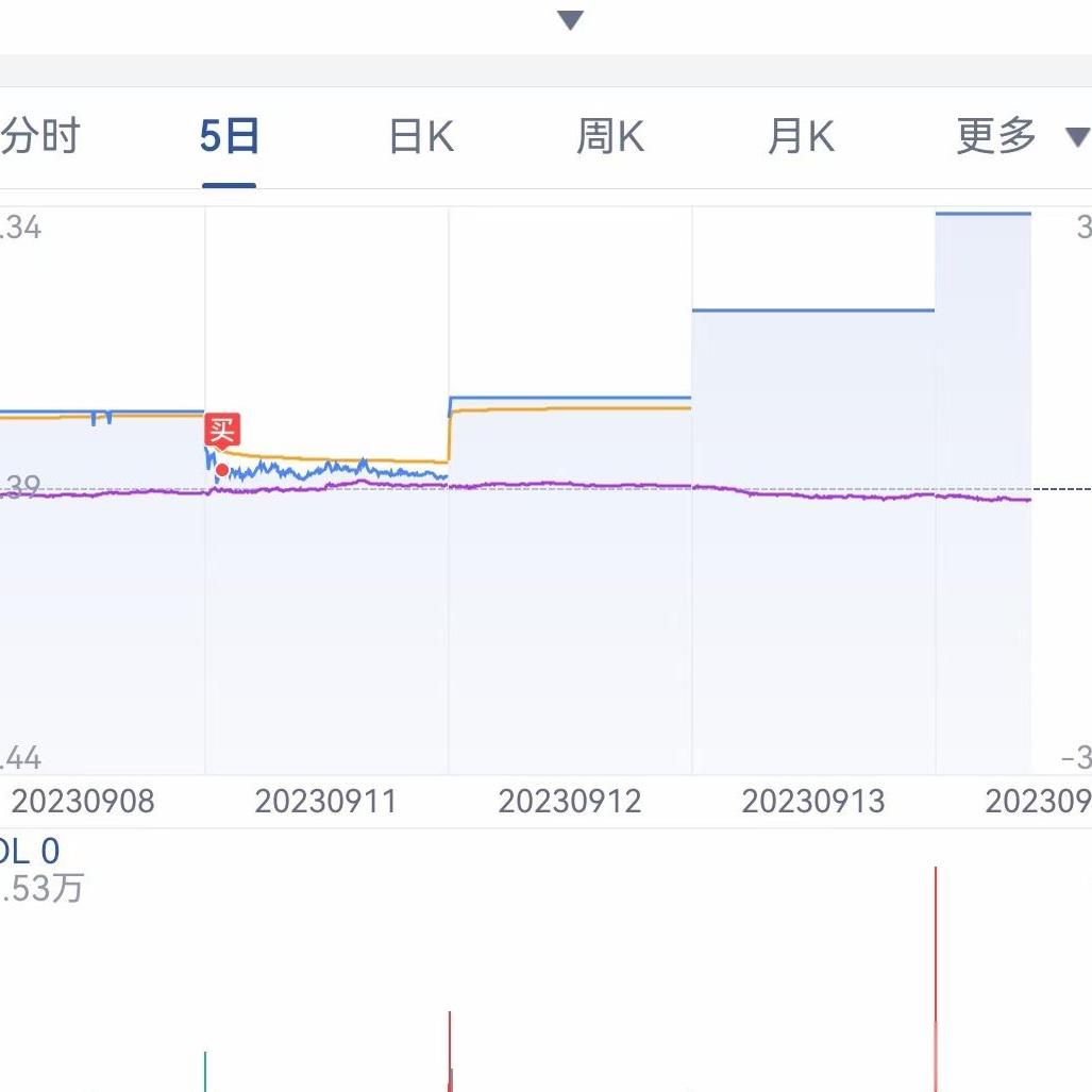 这周感觉什么都很顺利！股票也一样[允悲]起床！去跑赛道咯 ​​​