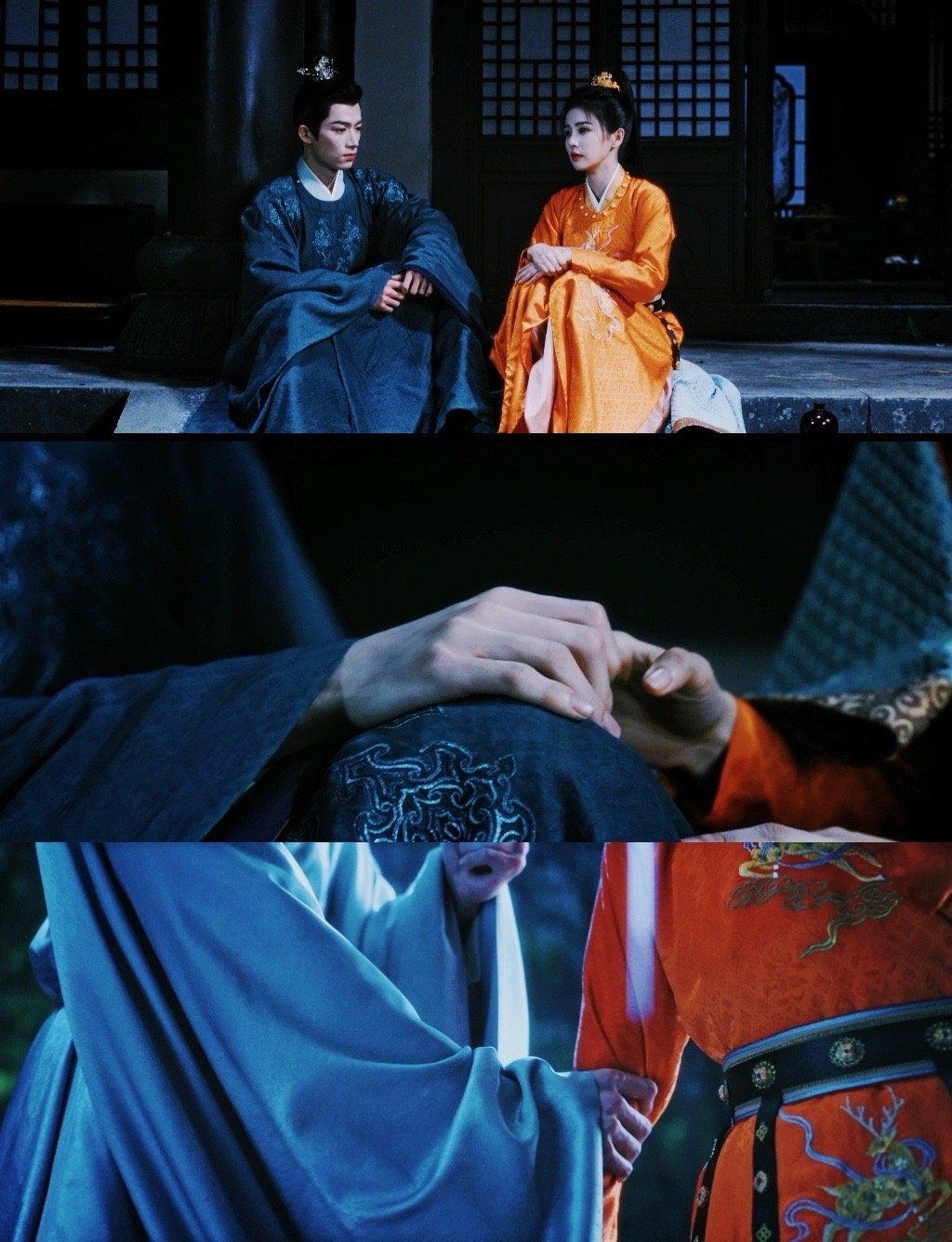 唐宫奇案把体型差玩明白了 谁扛得住这对的体型差啊！李佩仪趴膝盖睡觉，萧怀瑾一手拉