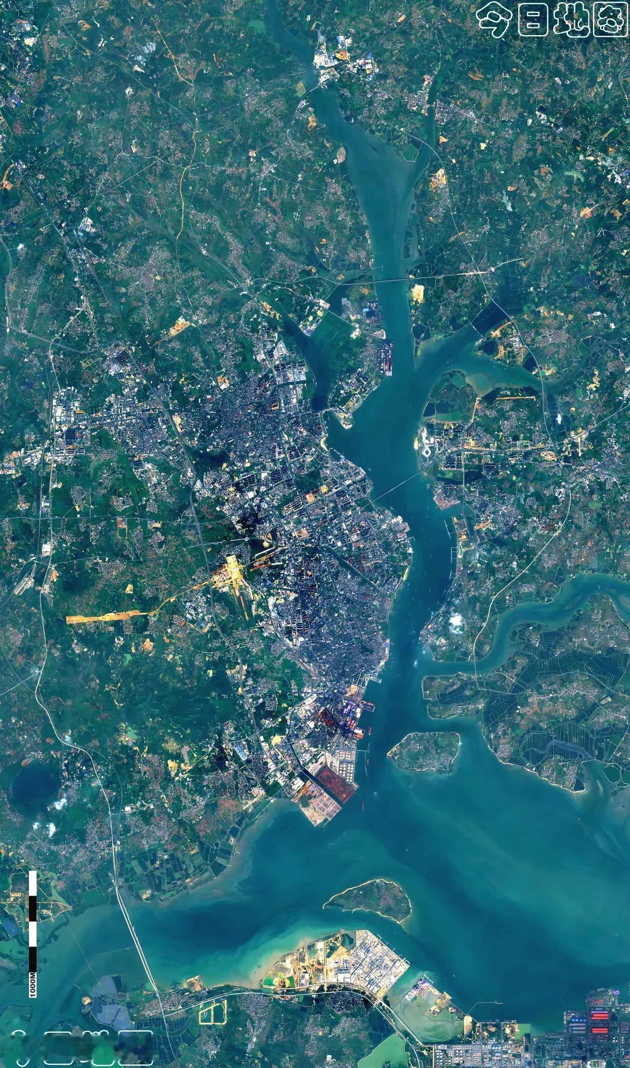 广东省湛江市最新卫星图（11.12）