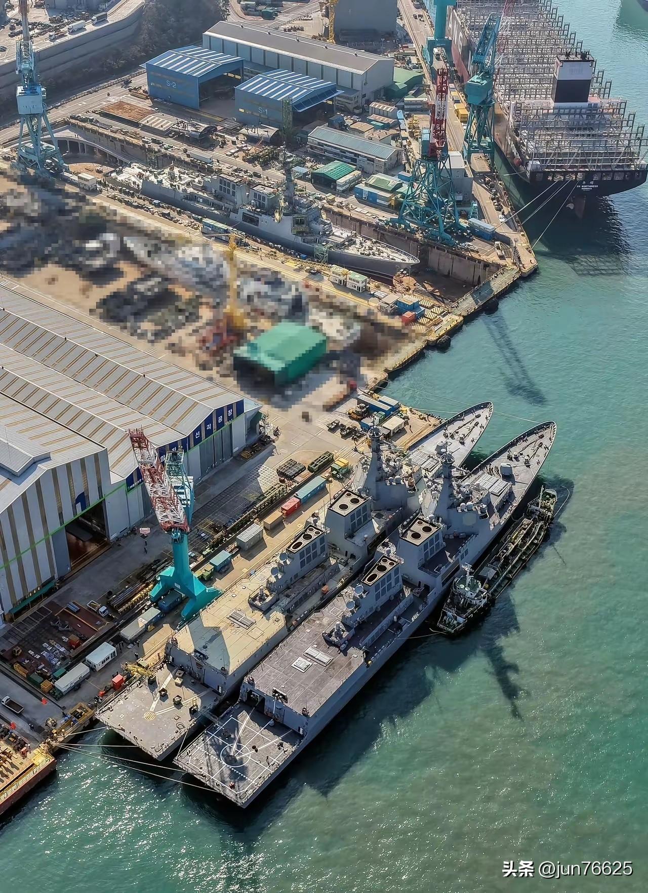 韩国也要下“饺子”：3艘万吨驱逐舰扎堆建造！
韩国在完成3艘世宗大王级的建造后，