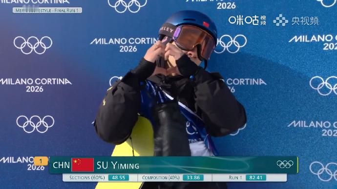 中国队米兰冬奥首金金牌！中国在米兰冬奥会首金！久等了。苏翊鸣完成米兰冬奥最后一滑