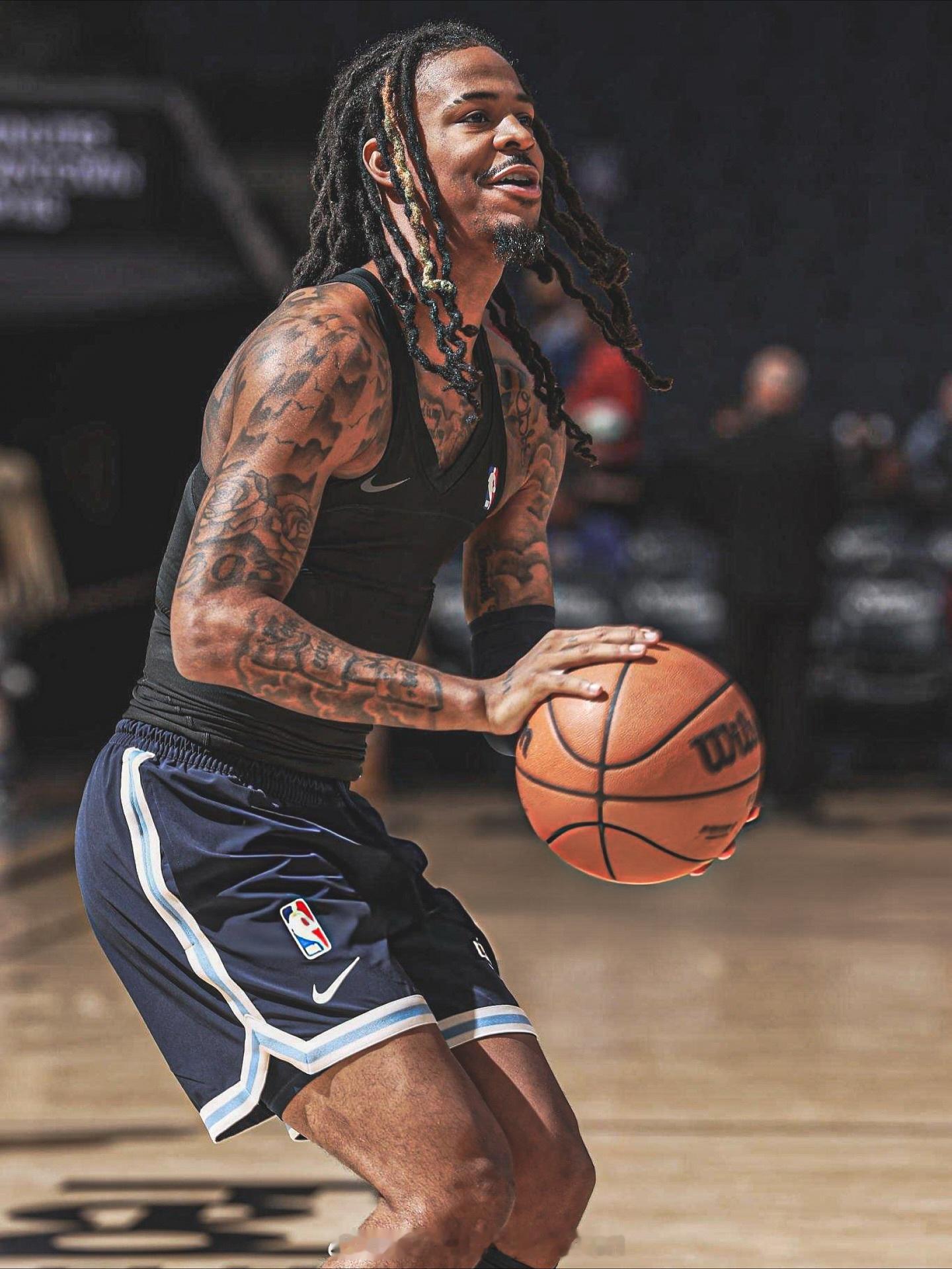 [心] 莫兰特赛前训练照！ 热火vs灰熊莫兰特 ​​​