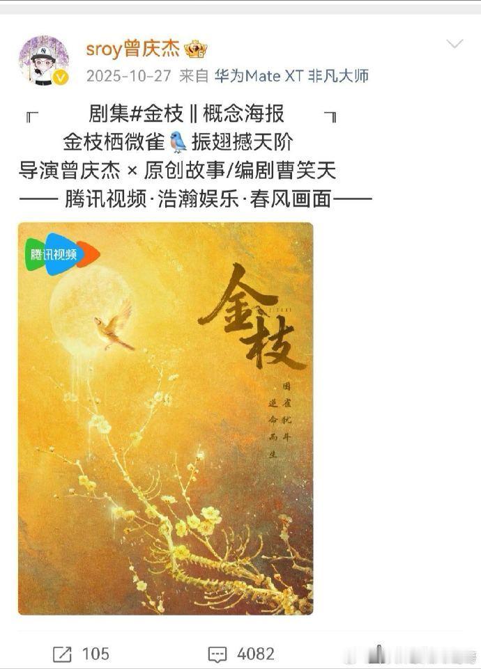 曾庆杰从逐玉到金枝李一桐陈星旭金枝导演是曾庆杰曾庆杰从逐玉到金枝，真的一步步在升