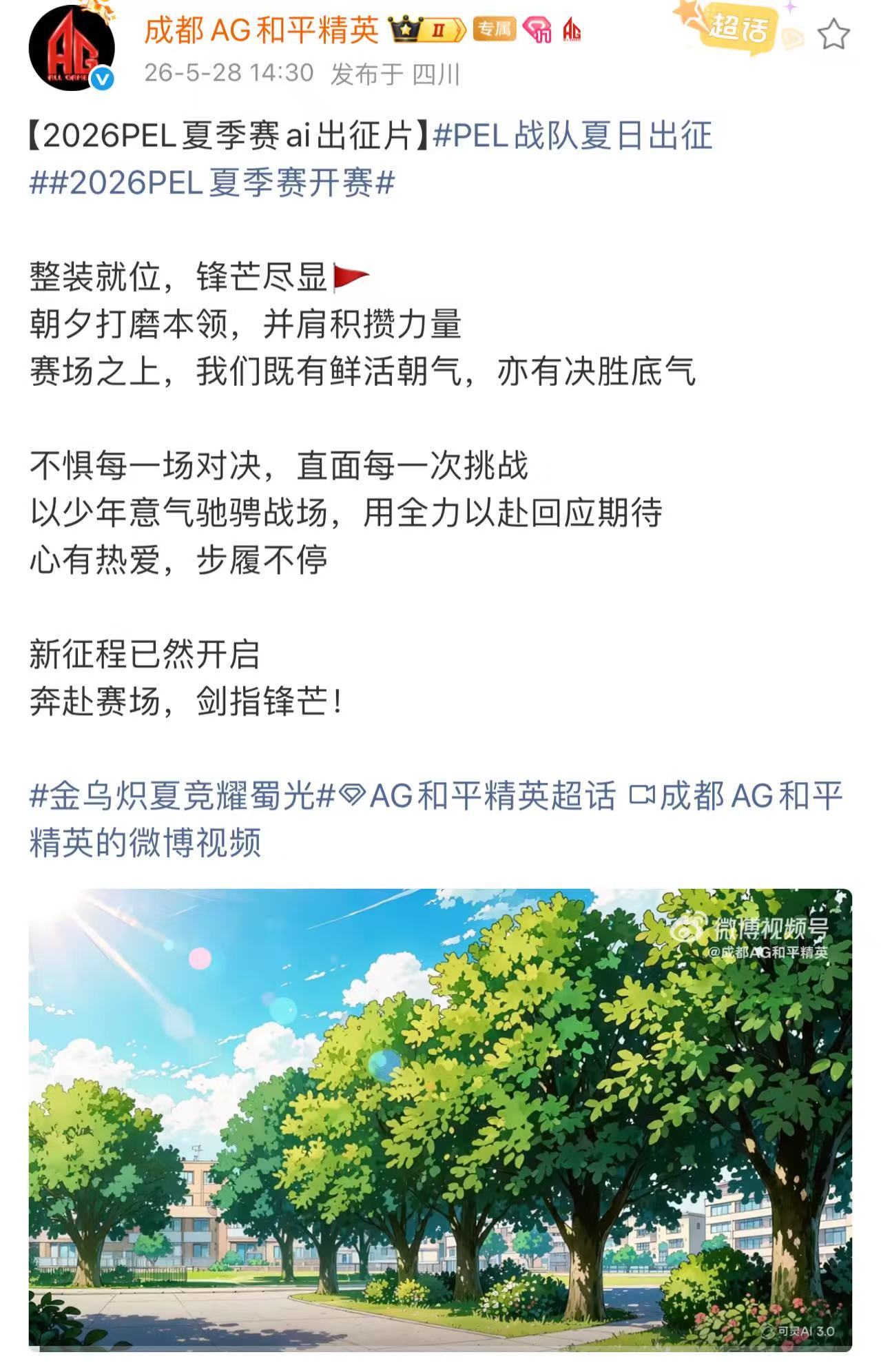 PEL战队夏日出征2026PEL夏季赛开赛PEL战队夏日出征！群雄逐鹿，想赢圈不