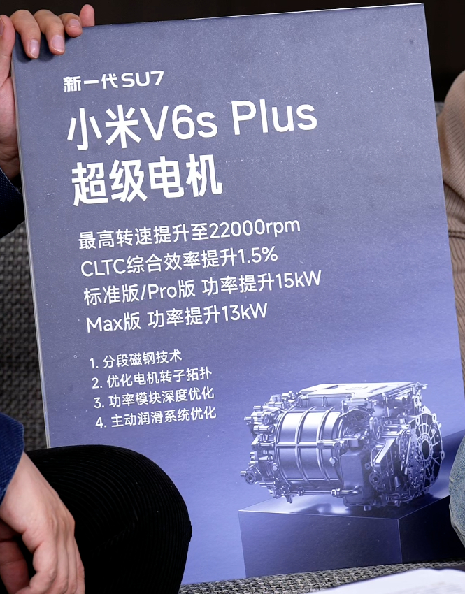 小米超级电机V6S Plus相较于小米超级电机V6S，转速从21000转提升至2