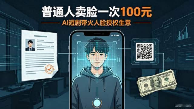 100元卖一次脸！AI短剧人脸授权生意爆火，小心掉进终身陷阱