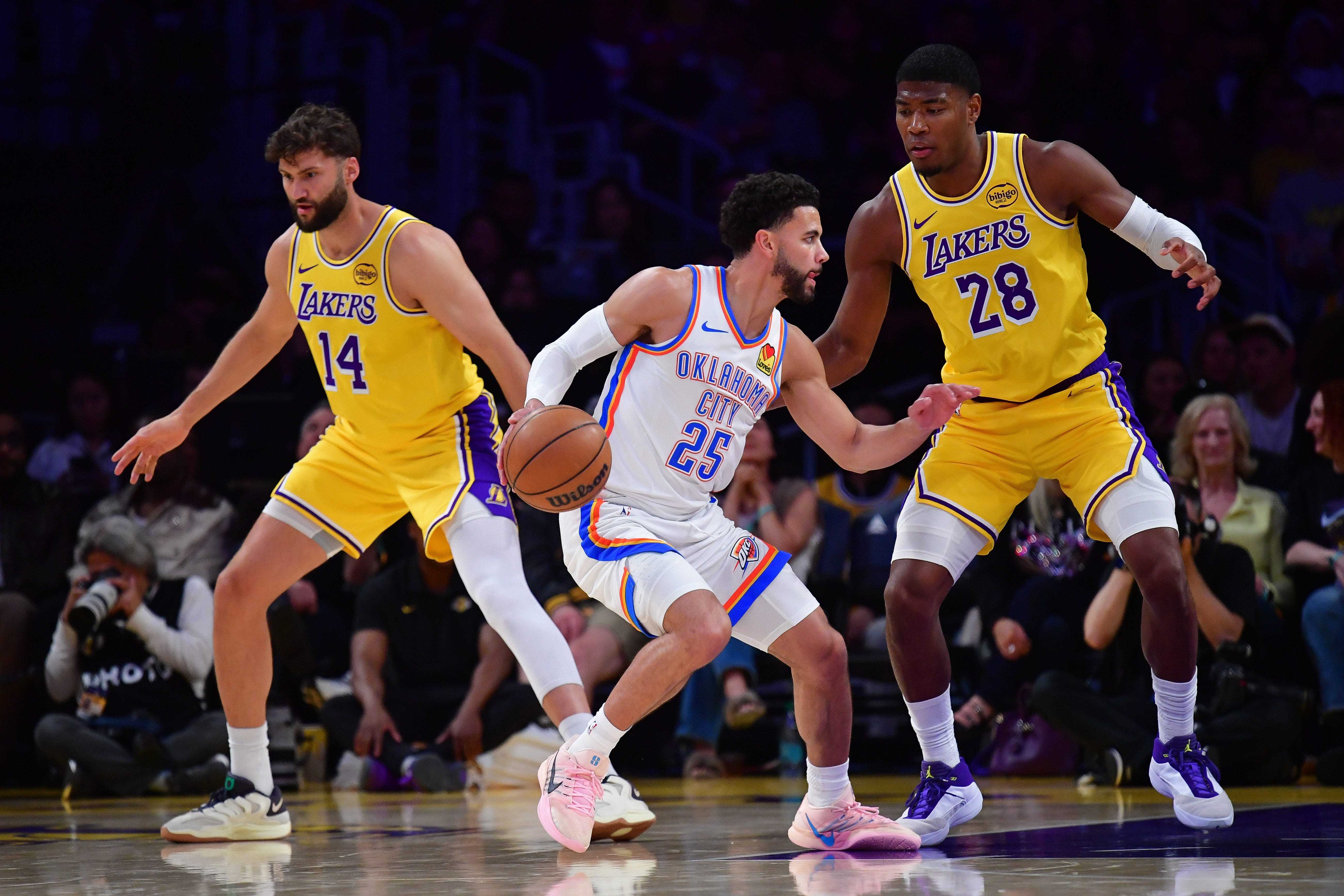 晚安大伙，晚安雷霆雷霆战胜湖人雷霆vs湖人雷霆