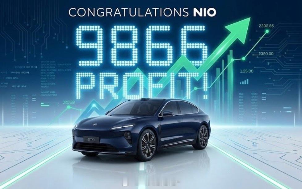 蔚来预计2025年四季度利润超7亿蔚来在我心里真是中国品牌里第一好看的品牌盈利虽