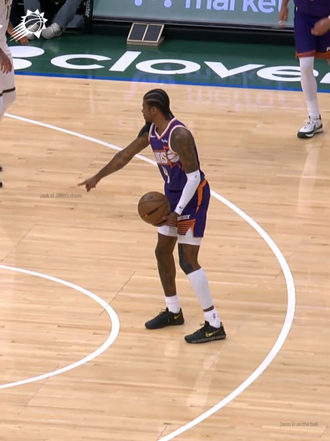 提问：昨晚JG指着地上的谁👀？菲尼克斯太阳 | 旭日东升