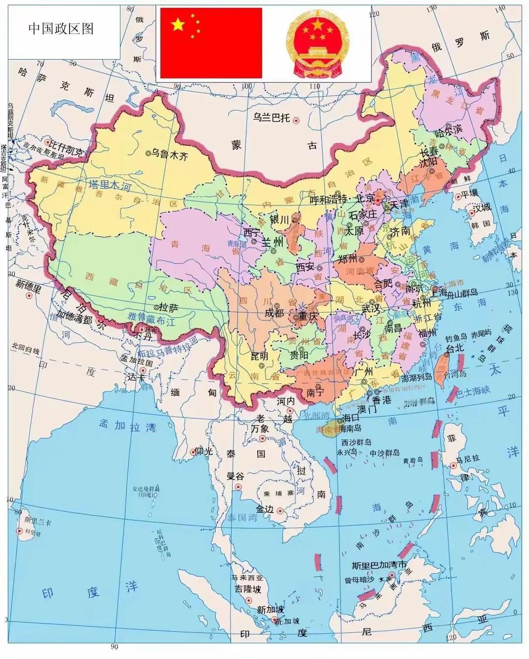 我国哪个省的地理位置最优越呢
很难绝对地说哪个省地理位置最优越，不过广东省的地理