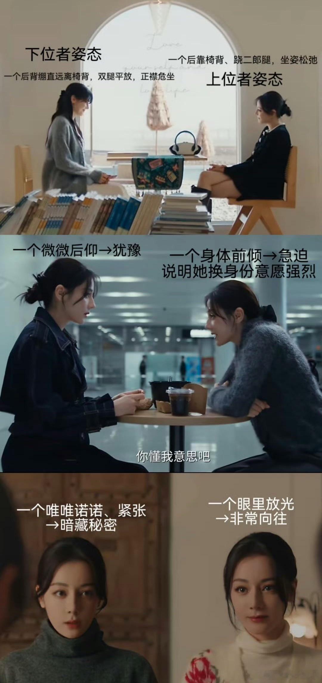 热巴粉丝给热巴做的演技注解，粉丝真的尽力了。 