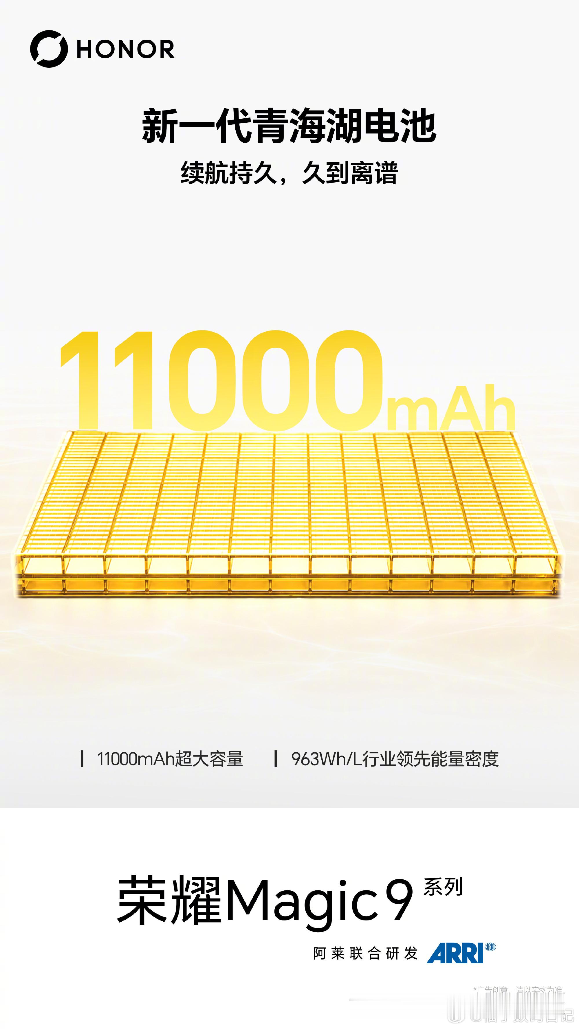 荣耀官方刚官宣了新一代青海湖刀片电池，能量密度1000Wh/L，硅含量40%，直