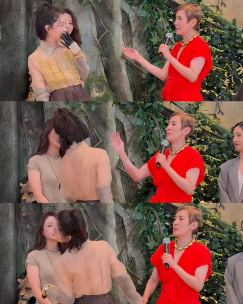 吴君如周冬雨看着日出演起来了花儿与少年 狠狠期待节目组放出完整片段，日出武侠名场