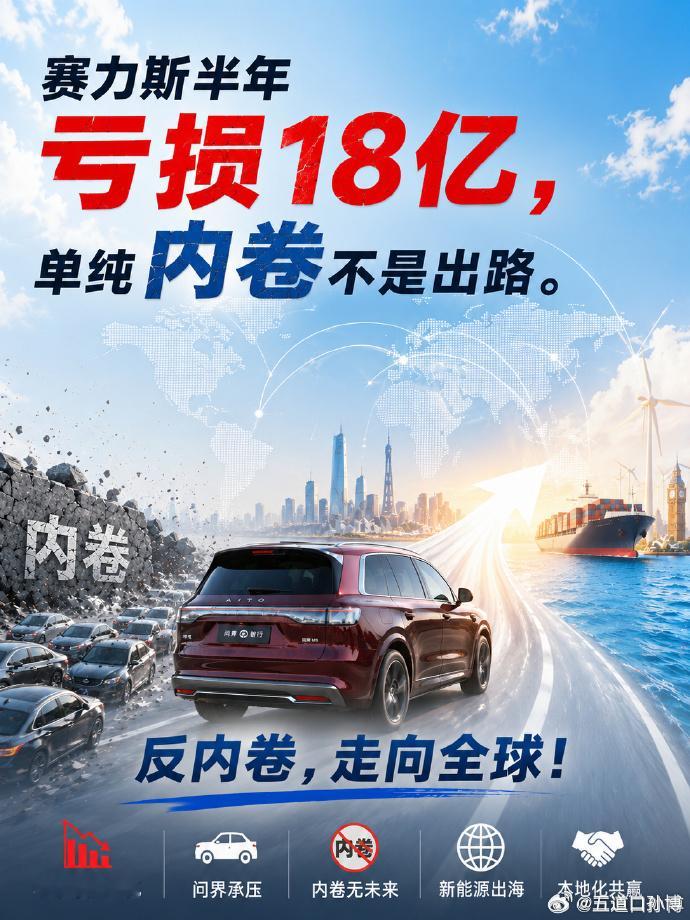 站在中美脱钩大背景下，出海是出路吗？赛力斯二季度亏损的这份财报，把国内市场“极致