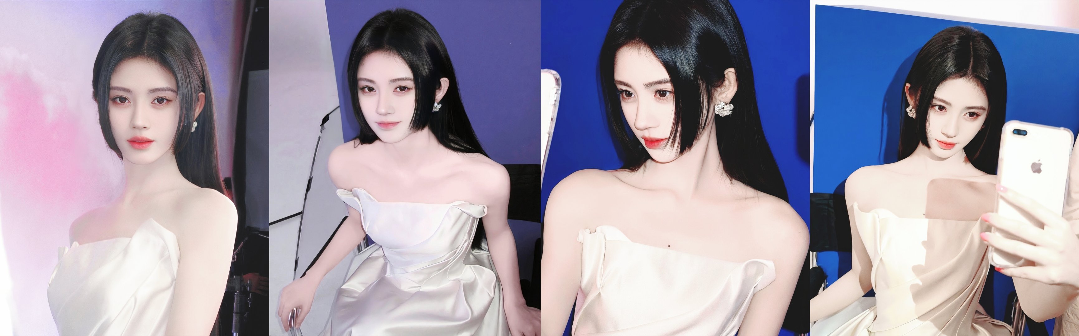 一撇一笑，让人心动💗鞠婧祎苏绿夏 爱上了你，我才领略思念的滋 